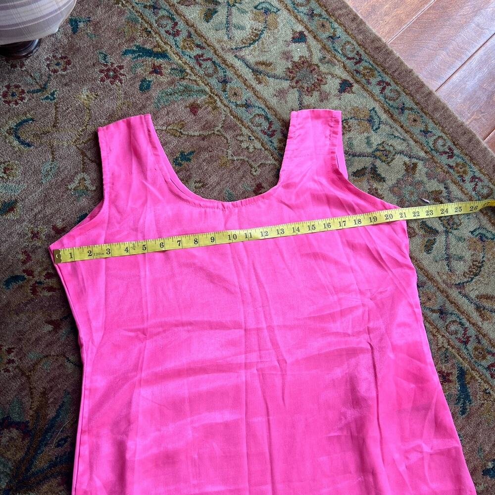 Boutique Embroidered Net Anarkali Gown XL Vibrant Pink/Gold Wedding Guest Dress - Picture 3 of 13